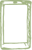bota pub icônes téléphone vert