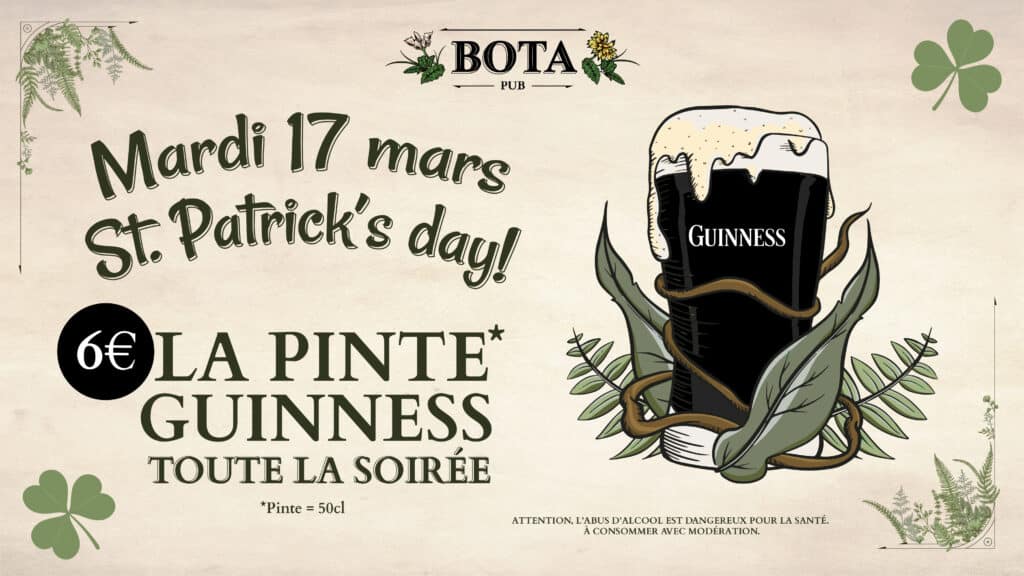 Saint-Patrick au Bota Pub