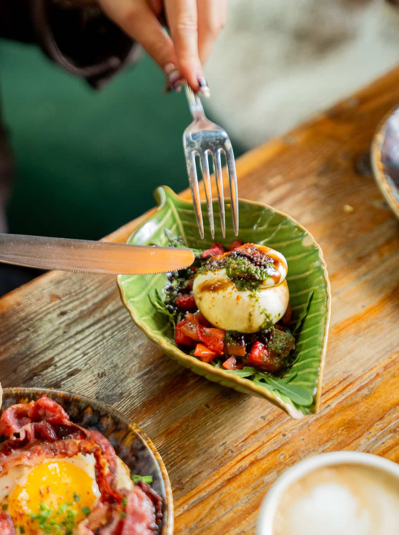 Dessert glacé servi lors d’un brunch au Bota Pub à Toulouse